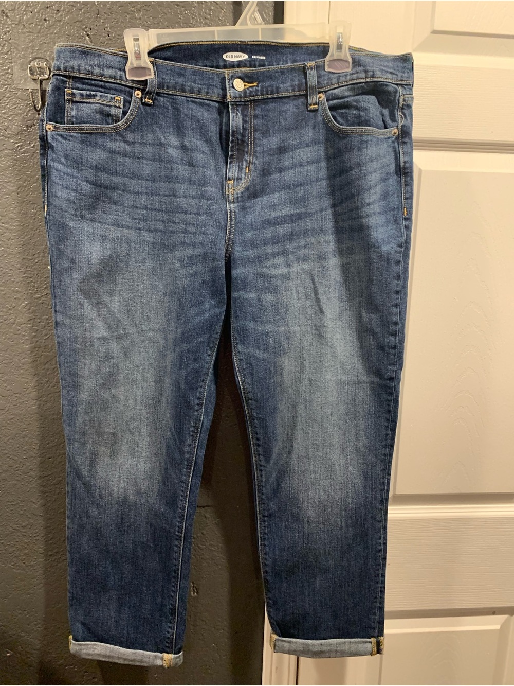 Old Navy Boyfriend Jeans in Medium Blue Wash